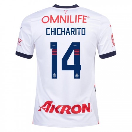 Chivas de C.D. Guadalajara Chicharito 14 Gostujući Nogometni Dresovi 2023-24